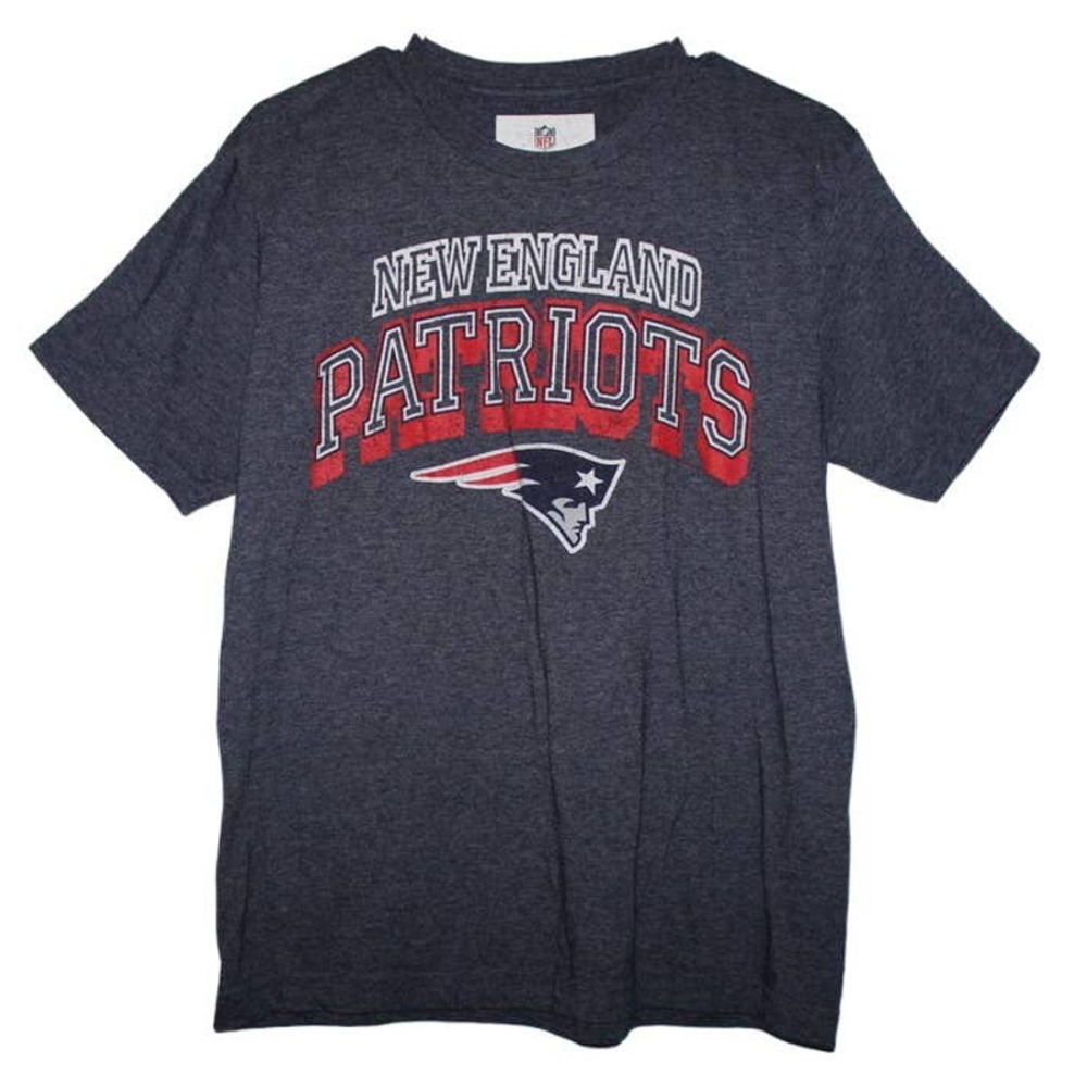 Mens Nike NFL New England Patriots Blue White Red Short Sleeve Shirt Size Medium